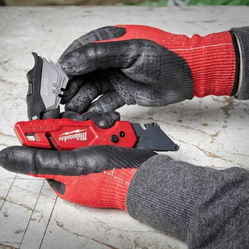 Ніж будівельний трапецевидний складаний Milwaukee Fastback, лезо 18мм, корпус комбінований