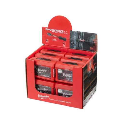 Біти Milwaukee Shockwave GEN III, сталь, кейс, набір 32шт