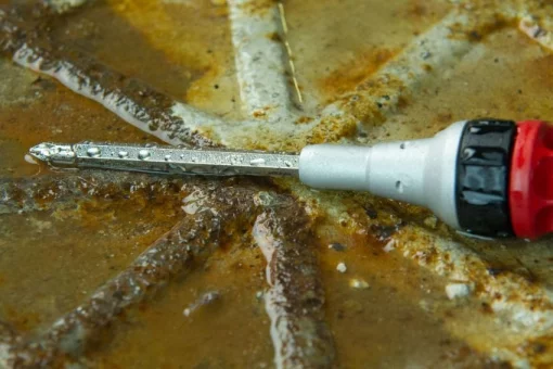 Викрутка Milwaukee з тріскачкою, 7 насадок, руків'я двокомпонентне, PH1, PH2, PZ1, PZ2, Torx15, Torx20, SL5.5, 152мм, сталь CrV