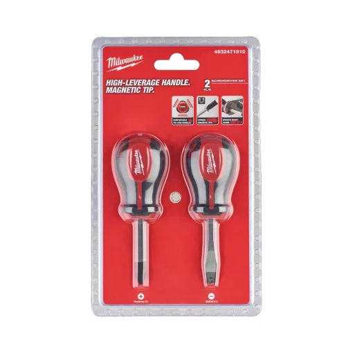 Викрутки Milwaukee магнітні,PZ,SL, набір 2шт