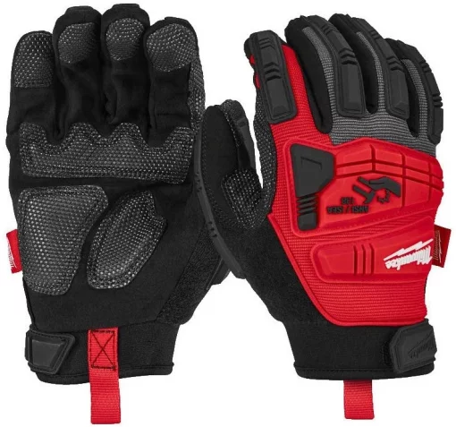 Рукавички робочі Milwaukee Impact Demolition, поліестер/спандекс/нітрил, р.9/XL, чорні