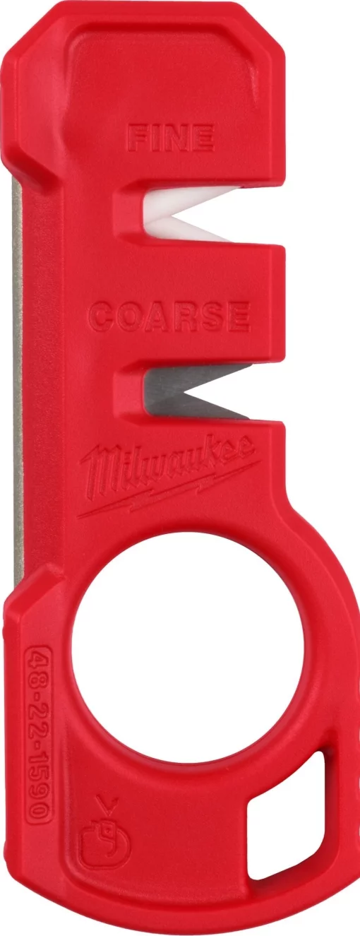 Точилка для ножів і ножиць Milwaukee, 54х195х38мм, 2 етапи заточування, ABS-пластик