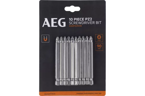 Біти ASDPZ29010 AEG, РZ2, 90мм, 10шт.