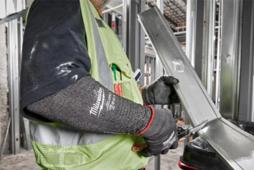 Нарукавники робочі Milwaukee, високоеластичний нейлон, 45см, сірий