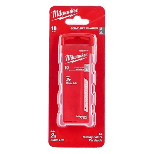 Лезо сегментоване Milwaukee, 9мм, сталь, 10шт