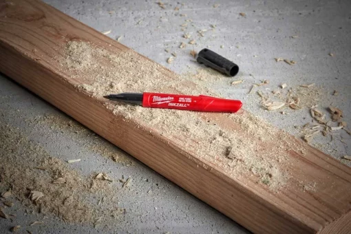 Маркер Milwaukee InkZAll водостійкий, чорний, набір 4шт