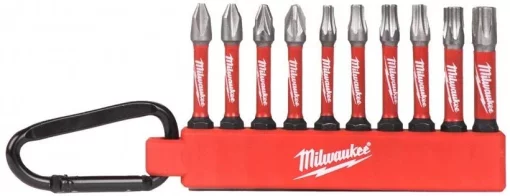 Біти Milwaukee Shockwave carabiner, сталь, набір 10шт
