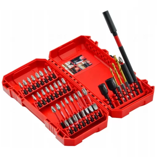 Набір біт і свердл Milwaukee Shockwave, сталь, кейс, 40шт