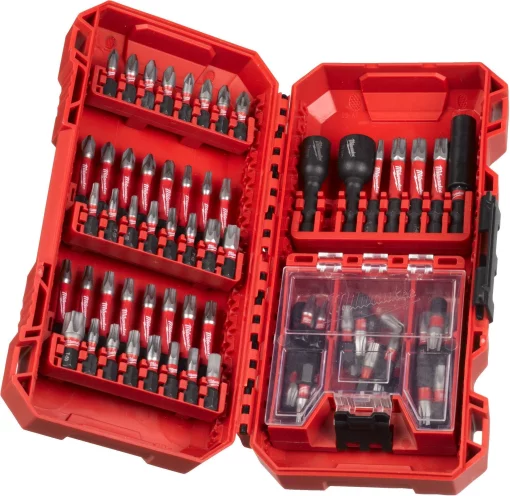 Біти Milwaukee Shockwave, сталь, кейс, набір 75шт