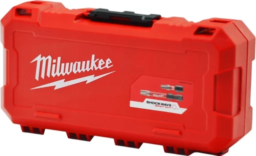 Біти Milwaukee Shockwave, сталь, кейс, набір 75шт