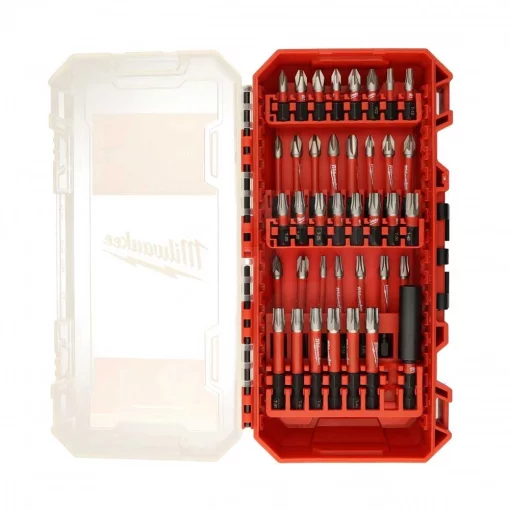Біти Milwaukee Shockwave, сталь, кейс, набір 38шт
