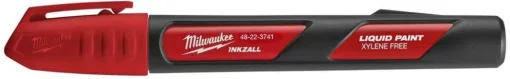 Маркер Milwaukee InkZAll LP, водостійкий, уф-стійкі, червоний