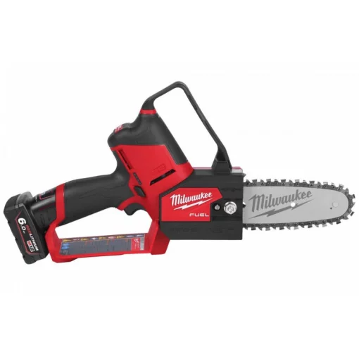 Пила ланцюгова акумуляторна Milwaukee M12 FUEL FHS-602X 12В 2х6А·год шина 15см кейс 1.9кг