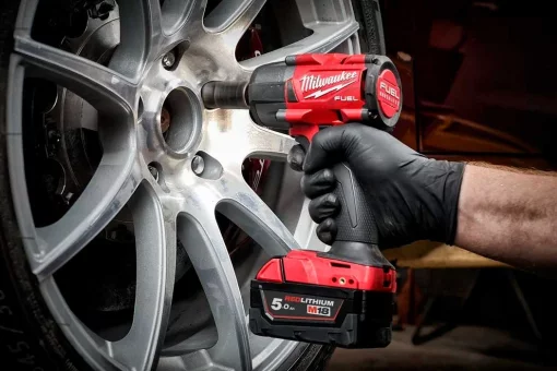 Гайковерт ударний акумуляторний Milwaukee M18 FMTIW2F12-502X 18В АКБ 2х5А·год 881Нм 0-2575об/хв 1/2" ЗП M12-18FC кейс 6.28кг