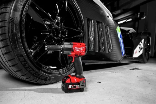 Гайковерт ударний акумуляторний Milwaukee M18 FMTIW2F12-502X 18В АКБ 2х5А·год 881Нм 0-2575об/хв 1/2" ЗП M12-18FC кейс 6.28кг