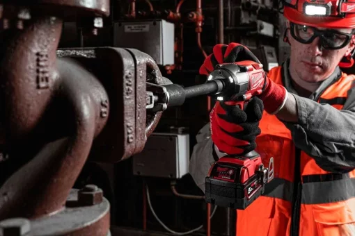 Гайковерт ударний акумуляторний Milwaukee M18 FMTIW2F12-502X 18В АКБ 2х5А·год 881Нм 0-2575об/хв 1/2" ЗП M12-18FC кейс 6.28кг