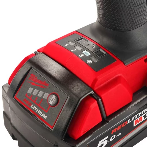 Гайковерт ударний акумуляторний Milwaukee M18 FMTIW2F12-502X 18В АКБ 2х5А·год 881Нм 0-2575об/хв 1/2" ЗП M12-18FC кейс 6.28кг