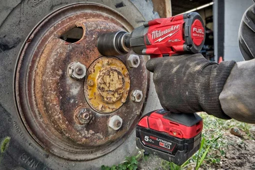 Гайковерт ударний акумуляторний Milwaukee M18 FMTIW2F12-502X 18В АКБ 2х5А·год 881Нм 0-2575об/хв 1/2" ЗП M12-18FC кейс 6.28кг