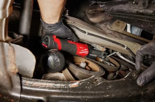 Гайковерт ударний кутовий акумуляторний Milwaukee M12 FPTR-0 12В 81Нм 350об/хв +набір приладдя 1.2кг без АКБ та ЗП