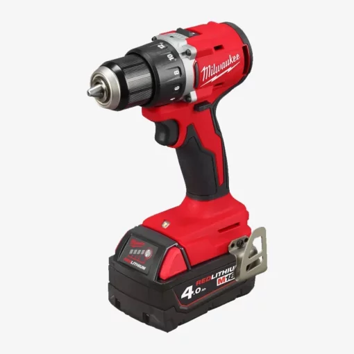 Шурупокрут-дриль акумуляторний Milwaukee M18 BLDDRC-402C 18В 2х4А·год 60Нм 550·1700об/хв ЗП M12-18C кейс 1.5кг