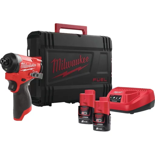 Гвинтоверт ударний акумуляторний Milwaukee M12 FID2-202X 12В АКБ 2х2А·год 170Нм 0-4000об/хв 1/4" жилет кейс