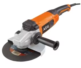 Шліфмашина кутова WS22-230E AEG, 2200Вт, Ø 230мм, 6600об/хв,  М14, 5.2кг, плавний пуск, 68мм