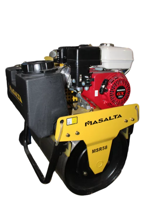 Каток вібраційний одновальний ручний MSR58H; 185кг, бенз. GX160