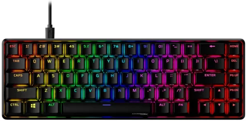 Клавіатура механічна HyperX Alloy Origins 65 67key, Red, USB-A, EN/UA, RGB, чорний