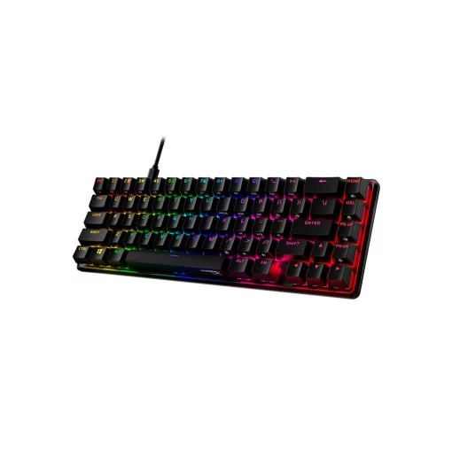 Клавіатура механічна HyperX Alloy Origins 65 67key, Red, USB-A, EN/UA, RGB, чорний