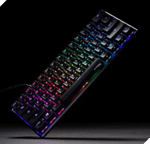 Клавіатура механічна HyperX Alloy Origins 60 61key, Red, USB-A, EN/RU, RGB, чорний