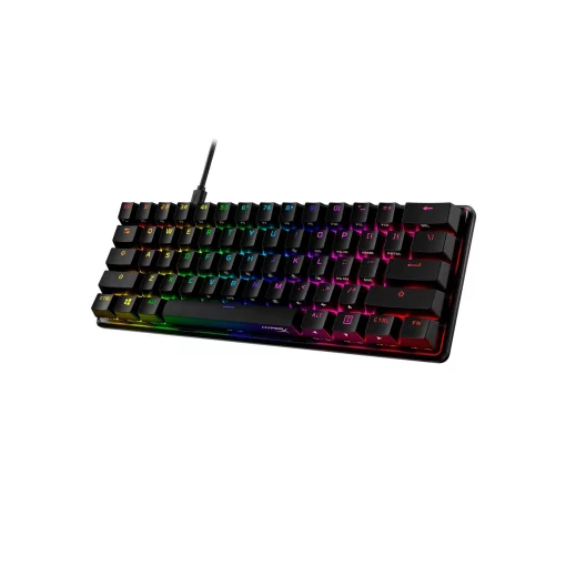 Клавіатура механічна HyperX Alloy Origins 60 61key, Red, USB-A, EN/UA, RGB, чорний