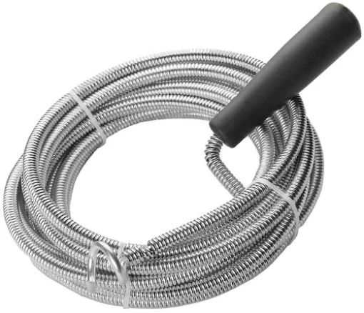 Трос спіральний Tolsen, для очищення каналізаційних труб, 3мx5.5мм