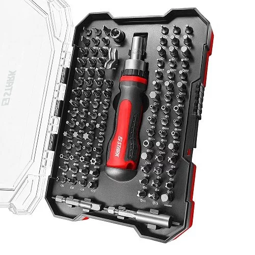 Викрутка реверсивна з набором біт Stark SBKIT-105