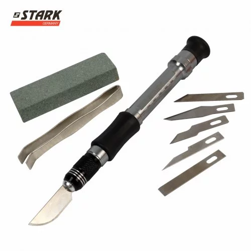 Набір ножів і лез для точних робіт STARK із тримачем 29 предметів