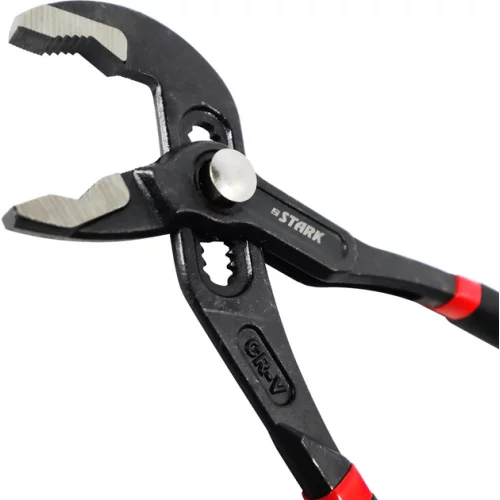 Переставні кліщі рамкові Stark 250 мм із кнопкою фіксації