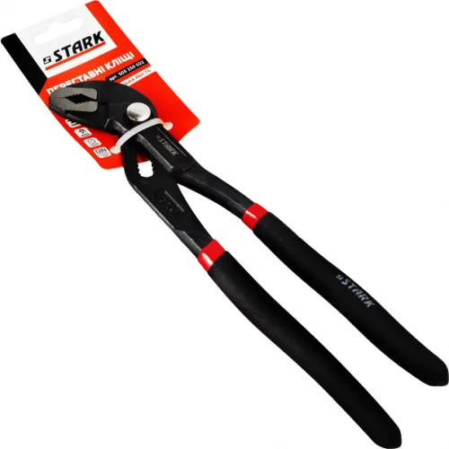 Переставні кліщі рамкові Stark 250 мм із кнопкою фіксації