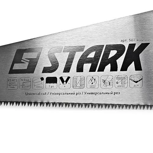 Ножівка по дереву Stark 450 мм, 7 зубів