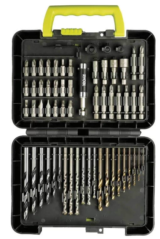 Набір біт і свердел Ryobi RAK60DDF кейс 60шт