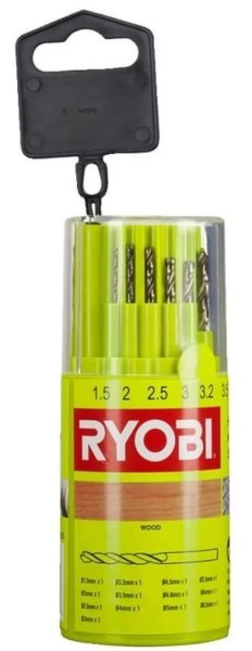 Набір свердел по металу Ryobi RAK13HSS, 1-6.5, 13шт