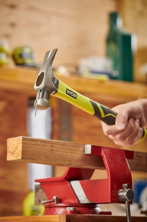 Молоток столярний Ryobi RH16FSS 450г магнітний утримувач руків'я скловолокно