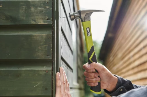 Молоток столярний Ryobi RH16FSS 450г магнітний утримувач руків'я скловолокно