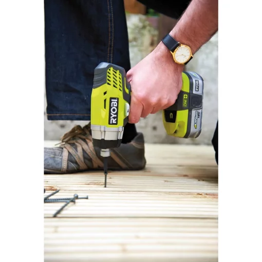 Гвинтоверт ударний акумуляторний Ryobi ONE+ RID1801M 18В 220Нм 3200об/хв 1/4" 1.2кг без АКБ та ЗП