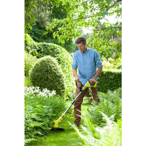 Тример садовий акумуляторний Ryobi ONE+ OLT1832 18В 25-30см телескопічна штанга регулювання кута нахилу 2.3кг без АКБ та ЗП