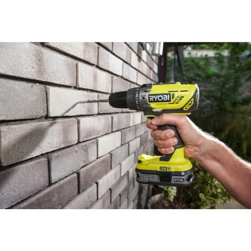 Шурупокрут-дриль ударний акумуляторний Ryobi ONE+ R18PD3-0 18В 50Нм 500·1800об/хв 1.3кг без АКБ та ЗП