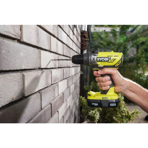 Шурупокрут-дриль ударний акумуляторний Ryobi ONE+ R18PD3-0 18В 50Нм 500·1800об/хв 1.3кг без АКБ та ЗП