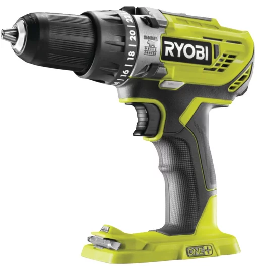 Шурупокрут-дриль ударний акумуляторний Ryobi ONE+ R18PD3-0 18В 50Нм 500·1800об/хв 1.3кг без АКБ та ЗП