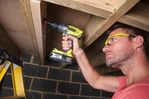 Шурупокрут-дриль акумуляторний Ryobi ONE+ R18DD3-0 18В 50Нм 500·1800об/хв 1.2кг без АКБ та ЗП