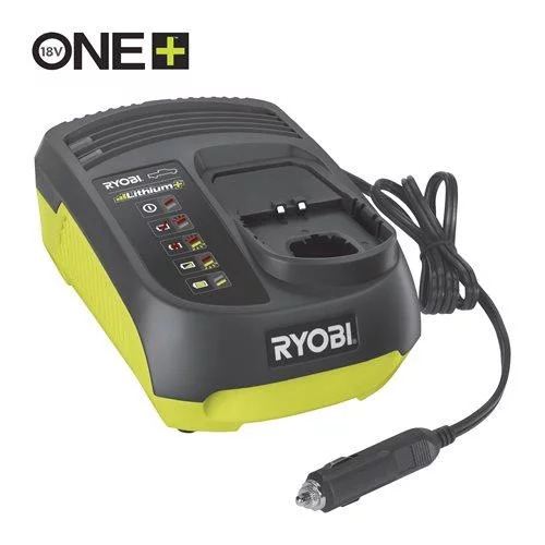 Зарядний пристрій Ryobi ONE+ RC18118C 18В 1.8А живлення від автомобільної мережі 12В