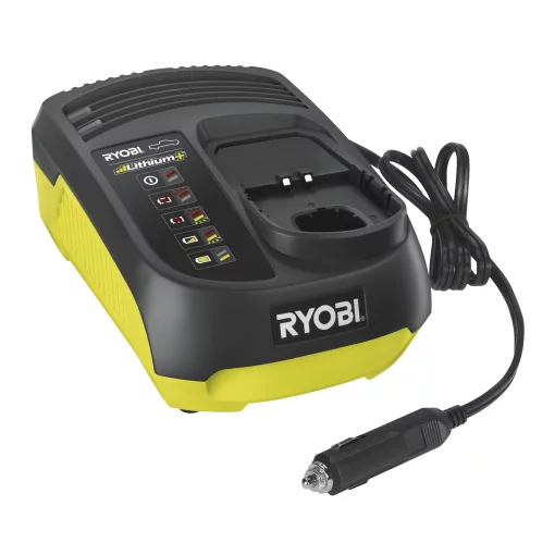 Зарядний пристрій Ryobi ONE+ RC18118C 18В 1.8А живлення від автомобільної мережі 12В