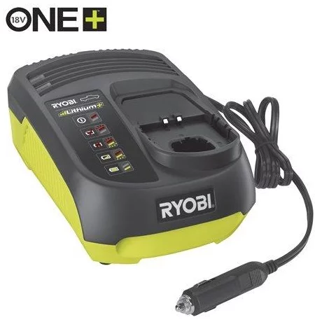 Зарядний пристрій Ryobi ONE+ RC18118C 18В 1.8А живлення від автомобільної мережі 12В